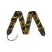  fender Fender 2" Monogrammed Strap Black/Yellow/Brown guitar strap 