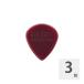 �������ԥå� 3�� ���å� ���������å� 1.38mm Primetone JPJZ3 RED John Petrucci JAZZ III 518JP RED JIM DUNLOP �������