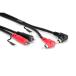 Hosa CRA-203DJ 3m RCA мужской x2-L type RCA мужской x2 заземляющий провод имеется аудио кабель 