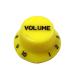 Montreux Strat Volume Knob Metric Yellow No.8789 ギターパーツ