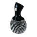 TOCA T2151B Fiberglass Shekere Black with White Beadsshekere