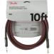  крыло Fender Professional Series Instrument Cable SS 10' Red Tweed гитара кабель гитара защита 