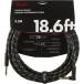 крыло Fender Deluxe Series Instrument Cables SL 18.6' Black Tweed гитара кабель гитара защита 