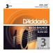 �����ꥪ D'Addario EJ10-3D Bronze Extra Light ���������ƥ��å��������� 3���åȥѥå�
