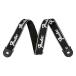  крыло Fender Quick Grip Locking End Strap Black with White Running Logo 2" гитара ремешок 