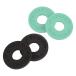  fender Fender Strap Block 4-Pack Black 2 and Surf Green 2 strap block guitar strap lock 