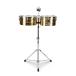 NATAL NT1213TBRA 12"&amp;13" brass timbales stand + cowbell + cowbell holder attaching 