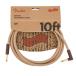 Fender крыло Festival Instrument Cable SL 10ft Pure Hemp Natural гитара кабель гитара защита 