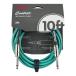 Fender крыло Contour 10ft( примерно 3m) Cable Sherwood Green гитара кабель 