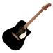 Fender крыло California Standard Redondo CE Black электрический акустическая гитара 