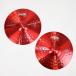  б/у хай-хет тарелка paiste PAISTE Color Sound 400 Red Hi-Hat 14 дюймовый пара 