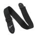  fender Fender Economy Strap SILVER 2" Black Polyester Logo Straps guitar strap 