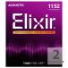 ELIXIR 16027-2P PHOSPHOR BRONZE C.LIGHT 11-52 アコースティックギター弦 2セットパック