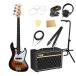  Bacchus BACCHUS WJB-Mini 3TS VOX amplifier attaching electric bass introduction 10 point beginner set 