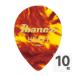 IBANEZ Ibanez CE9H-SH 1.0mm маленький Teardrop гитара pick ×10 листов 