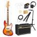Squier Classic Vibe Active '70s Jazz Bass V LRL Sienna Sunburst 5 струна электрический бас VOX усилитель имеется введение 10 пункт начинающий комплект 