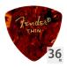  крыло гитара pick 36 шт. комплект Thin 346 Shape Picks Shell Fender