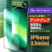 iPhone 13mini �u���[���C�g�J�b�g �A���`�O���A �O���[�� �����K���X �t�B���� ����� ���炳�� �}�b�g �w��h�~