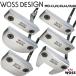 WOSS GOLF WOSS DESIGN короткая клюшка можно выбрать 6 видов head вид . металлический стружка (процесс образования во время фрезеровки) woz дизайн лезвие type булавка type колотушка type Neo колотушка type камабоко type [NF]