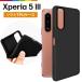 Xperia 5 III ������ ���ե� �֥�å� ���եȥ����� TPU ���С� ����ץ� �� ̵��  SO-53B SOG05 A103SO XQ-BQ42 �������ڥꥢ �׷�ۼ� �����ɻ� ���� ����