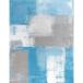 Art Panel ȥѥͥ   ƥꥢ Grey and Blue Abstract Art Painting ե 