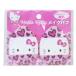  Hello Kitty Sanrio герой cosme смешанные товары макияж пуховка 2P розовый Leopard Kei Company 