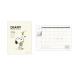 [50%OFF] Snoopy Peanuts герой 2026 diary A6 man s Lee dia Lee SNA6 крем - g Япония отверстие Mark 