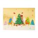  поздравительная открытка CHRISTMAS Рождество карта JX3-1 золотой земля tree . украшение присоединение . солнечный ta.. Sanrio Рождество подарок лотерейный мешок мужчина 