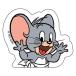 Tom . Jerry da ikatto наклейка peta. стикер жесткий .-wa-na- Brother acid n блокировка 