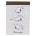  Snoopy Mini Mini память блокнот для заметок проверка лицо Peanuts 