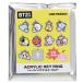 BT21 mini герой кольцо для ключей trailing акрил брелок для ключа все 10 вид LINE FRIENDS подарок мужчина Valentine 