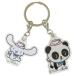  кольцо для ключей Panshel x Sanrio герой z2 полосный акрил брелок для ключа Panshel × Cinnamoroll Sanrio Мали mo craft . покупка 