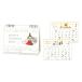 [ предварительный заказ ] Moomin 2027 Calendar настольный календарь 2027 год MO little mi стул ke Jules вписывание интерьер . мир 9 год календарь Северная Европа Япония 