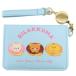 Rilakkuma чехол для проездного билета катушка имеется 2. складывать чехол для пропуска пончики голубой солнечный X маленький planet подарок мужчина девочка барен ta. покупка 