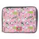  Snoopy 13 -inch document pouch Peanuts laptop case character pink × green present man girl Valentine 