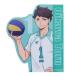  Haikyu!!!! аниме герой da ikatto наклейка герой стикер . река Shonen Jump 