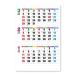 [50%OFF]2026Calendar color line память jumbo 3. месяц знак настенный календарь 2026 год ske Jules практическое использование вписывание 