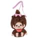  Mini сумка на плечо monchichi мягкая игрушка небольшая сумочка monchichi Chan бардачок . покупка 