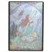  Little Mermaid Ariel character cutting board stand attaching anti-bacterial cutting board stained glass manner Disney Princess goods p Valentine 