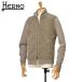 HERNO[ ад no] eko мех вязаный блузон MC00057UR 70188 2300 шерсть полиэстер тауп 