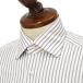 BARBA[ bar ba] Semi-wide color shirt DENDY U01286U cotton double stripe gray 