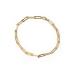 MARAMCS[ma Ram ks] ножной браслет RECTANGLE LINK ANKLET латунь 14 золотой обивка Gold 