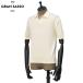 [ подведение счетов большой благодарность SALE]GRAN SASSO[ gran saso] Skipper вязаный Polo 57186 618170 007 soft хлопок 12G "теплый" белый 