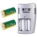 �f���p���[ CR123A 3V 1200mAh �����_�S���`�E���[�d�d�r �Z�b�g(800-0116 �[�d�d�r2�{�A800-0117 �[�d��1��) �O���[�� 1�Z�b�g Delipow CR123A 3V 1200mAh