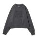  футболка * вязаный " New Era NEW ERA " WOMENS CREW NECK COLLEGE LOGO SWEA темно-серый 