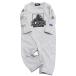  baby одежда * нижнее белье " XLarge Kids " рукав Logo нашивка способ принт OG длинный рукав комбинезон TOP* серый (85)