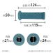 ���B���e�[�W �n���h�� �O���b�v ���E�Z�b�g 22mm 7/8 ��ђʃ^�C�v ���o�[ ���t �X�N�[�^�[ �o�C�N �ėp �o�C�N �֘A�摜2