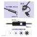 ������ �J���� �X�}�z �}�C�N���X�R�[�v �t�@�C�o�[�X�R�[�v 1m  Type-C USB microUSB LED���C�g �h�� ���a7mm android Windows �Ή� bg2609 �֘A�摜4