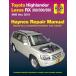  обслуживание manual HAYNES разделение nz01-19 год Highlander 99-19 год Lexus RX USDM Северная Америка specification английский язык сервисная книжка DIY ремонт техническое обслуживание ремонт Harrier Kluger 