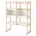 IKEA Ikea открытый место хранения combination свет белый stain сосна белый 88x38x117cm big09630410 FLISATf Lisa to